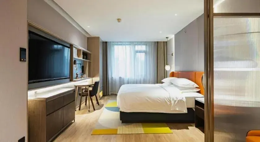 Bed in Home2 Suites by Hilton Xishuangbanna Bed in Home2 Suites by Hilton Xishuangbanna