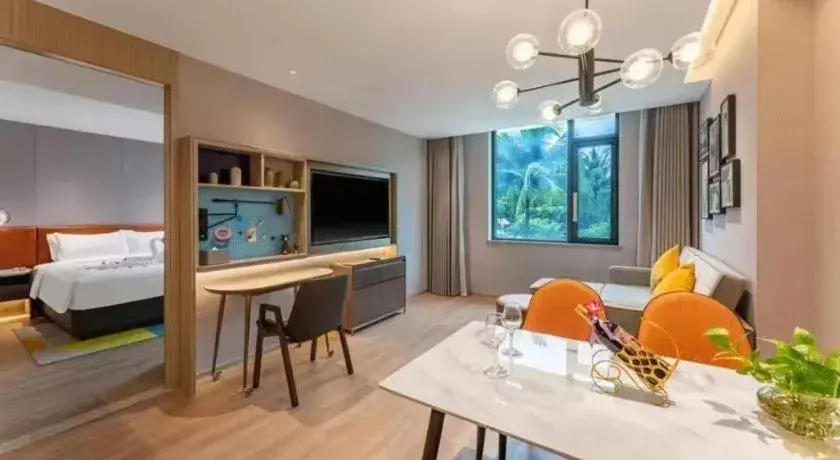 Bed in Home2 Suites by Hilton Xishuangbanna Bed in Home2 Suites by Hilton Xishuangbanna