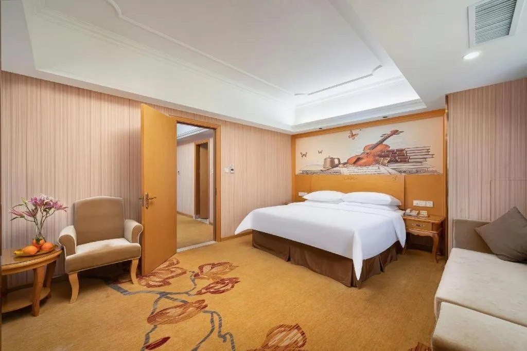 Bed in Borrman Hotel Nanning Anji Wanda Plaza Sulu Metro Station