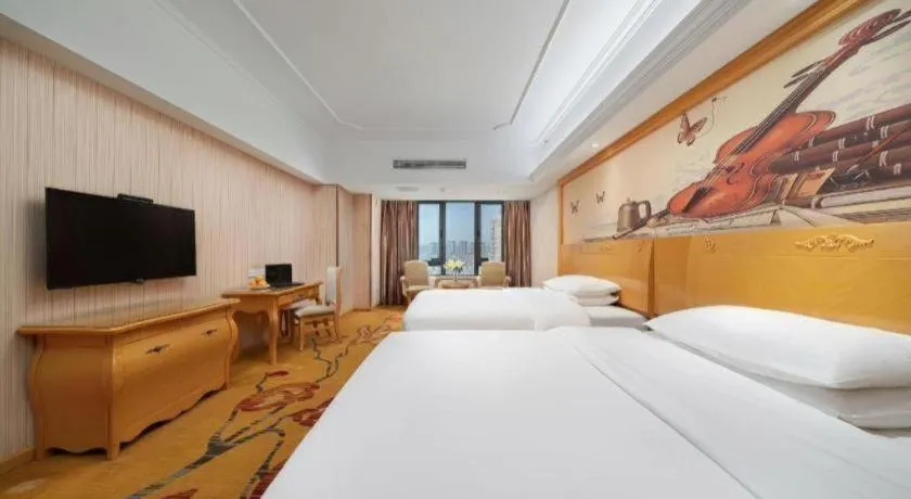 Bed in Borrman Hotel Nanning Anji Wanda Plaza Sulu Metro Station