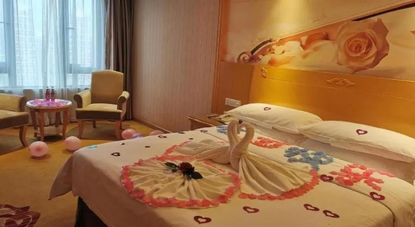 Bed in Borrman Hotel Nanning Anji Wanda Plaza Sulu Metro Station