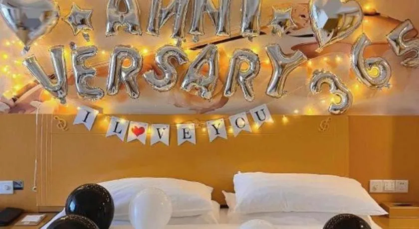 Bed in Borrman Hotel Nanning Anji Wanda Plaza Sulu Metro Station