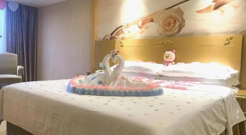 Bed in Borrman Hotel Nanning Anji Wanda Plaza Sulu Metro Station