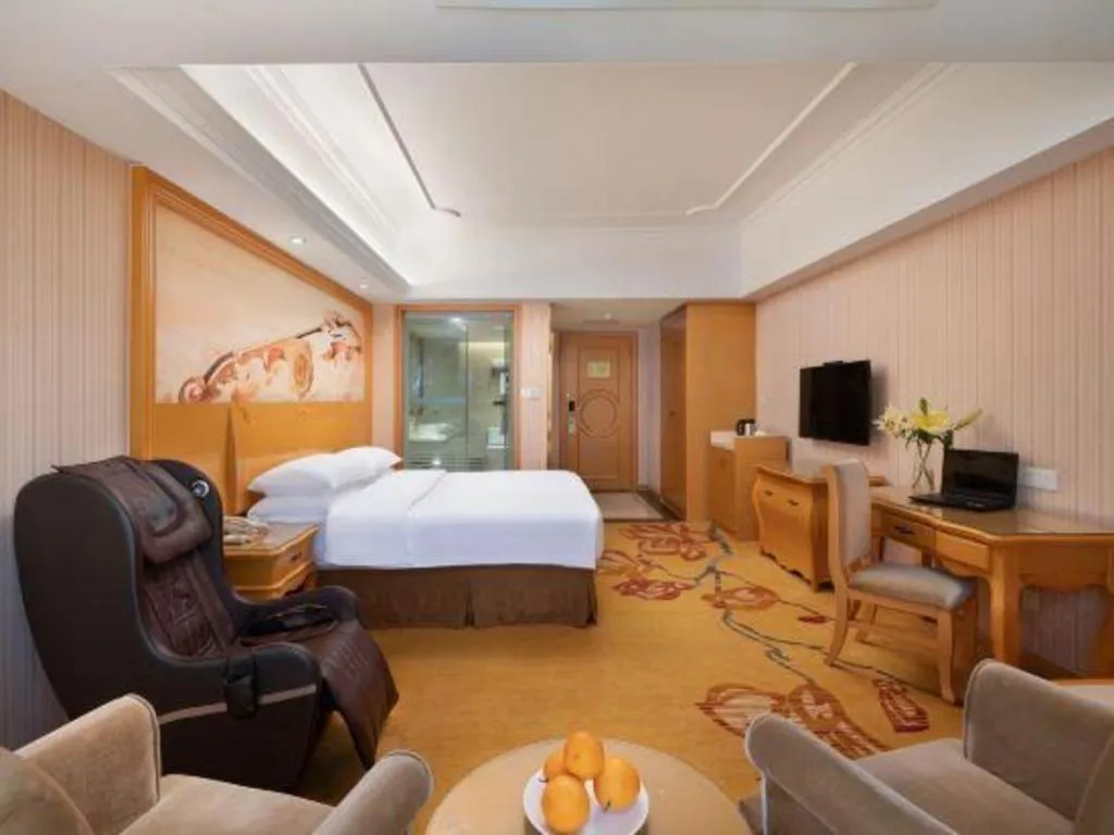 Bed in Borrman Hotel Nanning Anji Wanda Plaza Sulu Metro Station