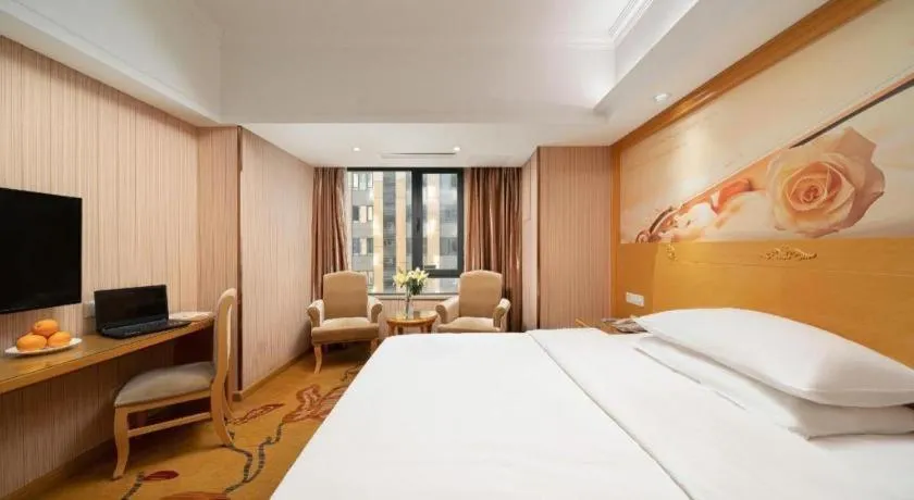 Bed in Borrman Hotel Nanning Anji Wanda Plaza Sulu Metro Station