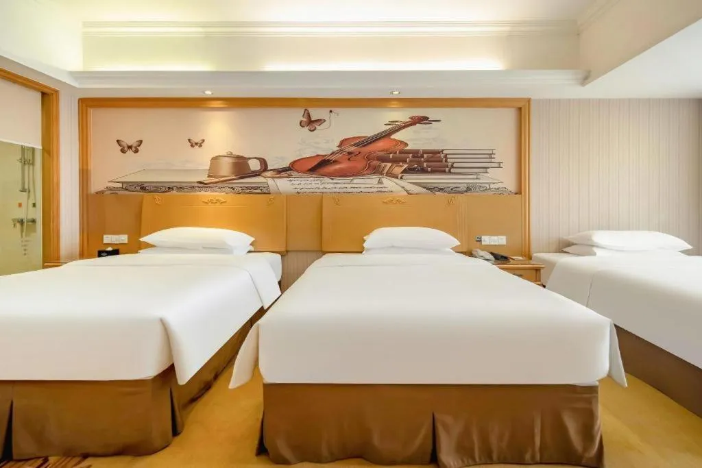 Bed in Borrman Hotel Nanning Anji Wanda Plaza Sulu Metro Station