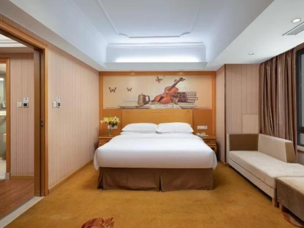 Bed in Borrman Hotel Nanning Anji Wanda Plaza Sulu Metro Station