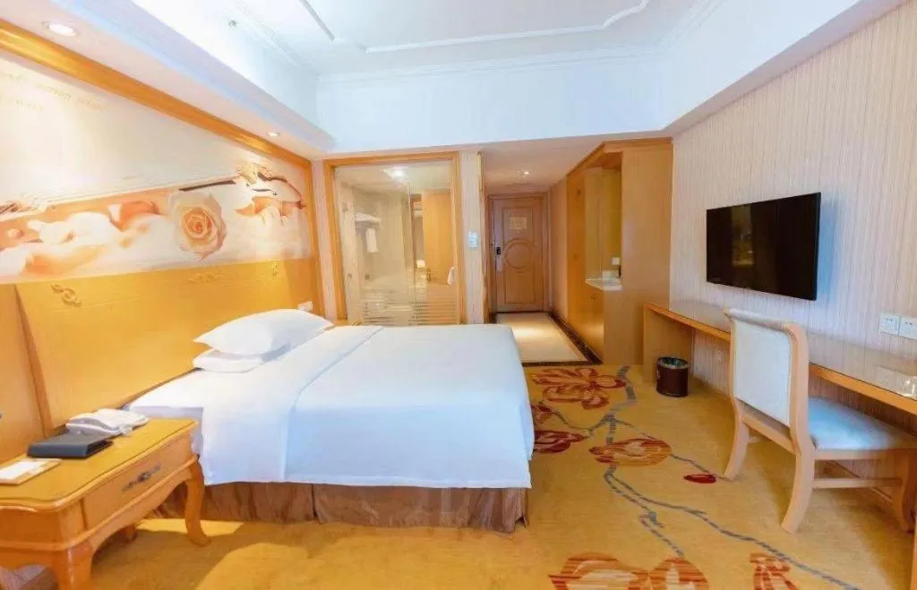 Bed in Borrman Hotel Nanning Anji Wanda Plaza Sulu Metro Station