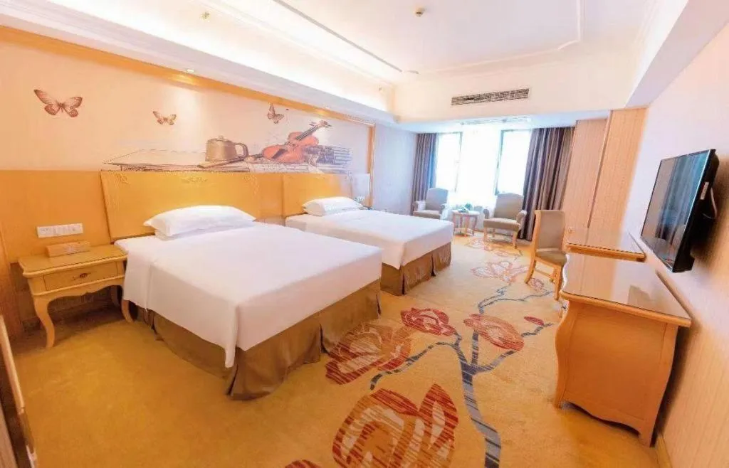 Bed in Borrman Hotel Nanning Anji Wanda Plaza Sulu Metro Station