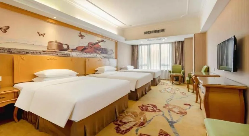 Bed in Borrman Hotel Nanning Anji Wanda Plaza Sulu Metro Station