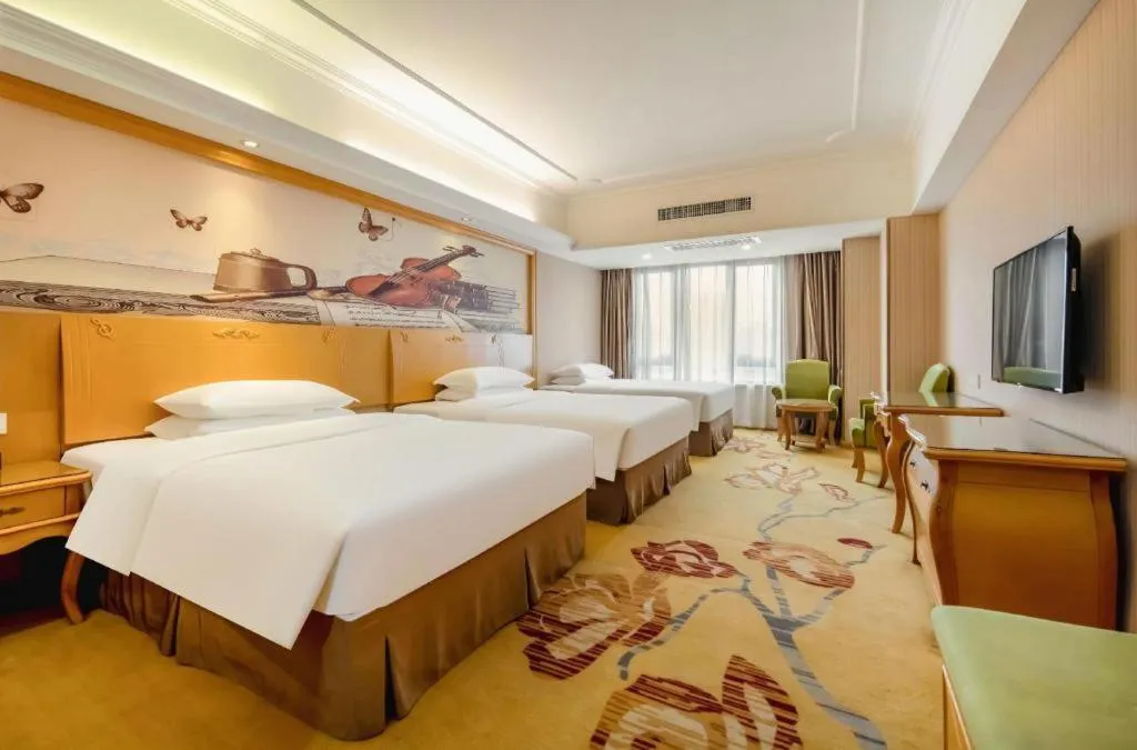 Bed in Borrman Hotel Nanning Anji Wanda Plaza Sulu Metro Station