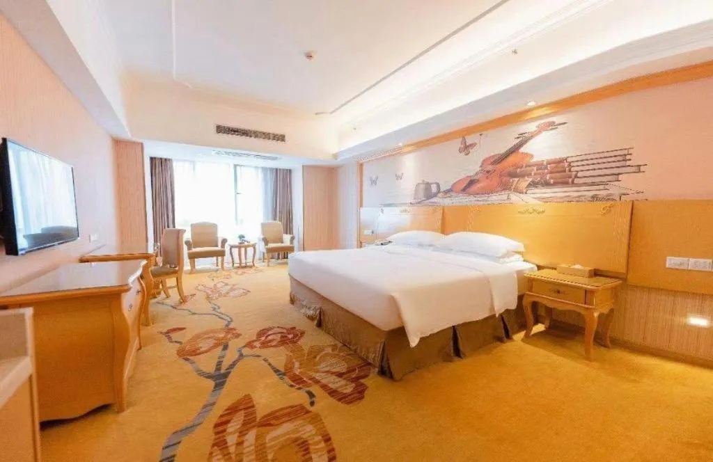 Bed in Borrman Hotel Nanning Anji Wanda Plaza Sulu Metro Station