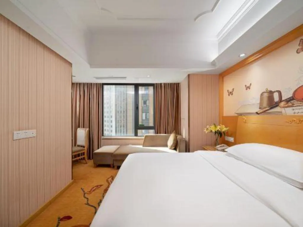 Bed in Borrman Hotel Nanning Anji Wanda Plaza Sulu Metro Station