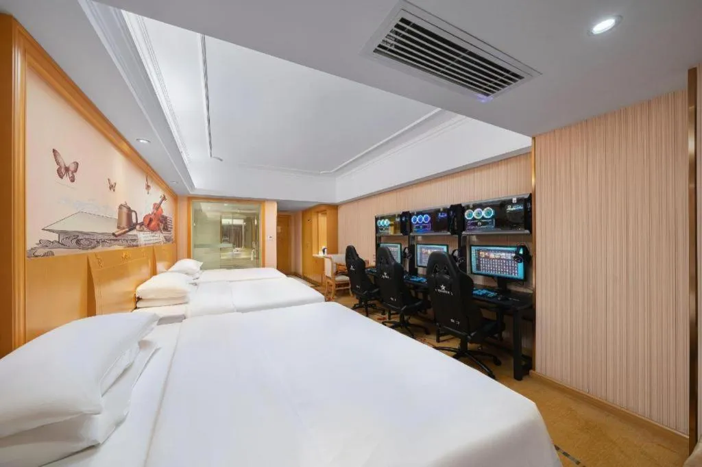 Bed in Borrman Hotel Nanning Anji Wanda Plaza Sulu Metro Station