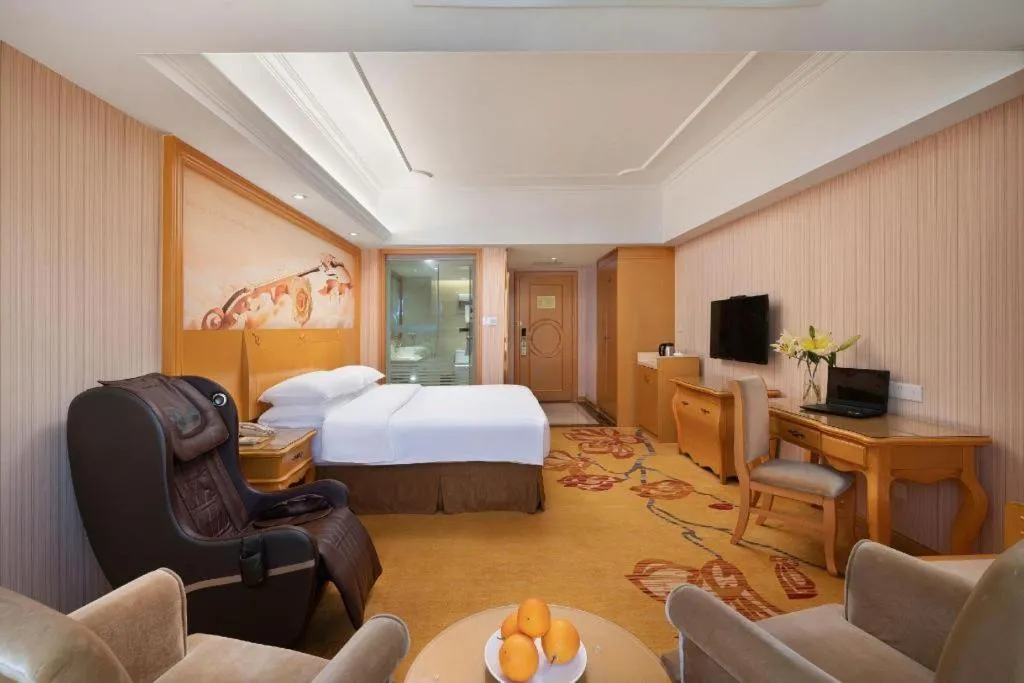 Bed in Borrman Hotel Nanning Anji Wanda Plaza Sulu Metro Station