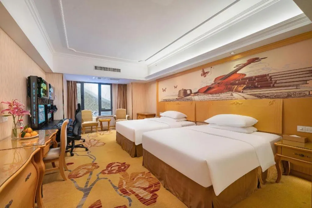 Bed in Borrman Hotel Nanning Anji Wanda Plaza Sulu Metro Station