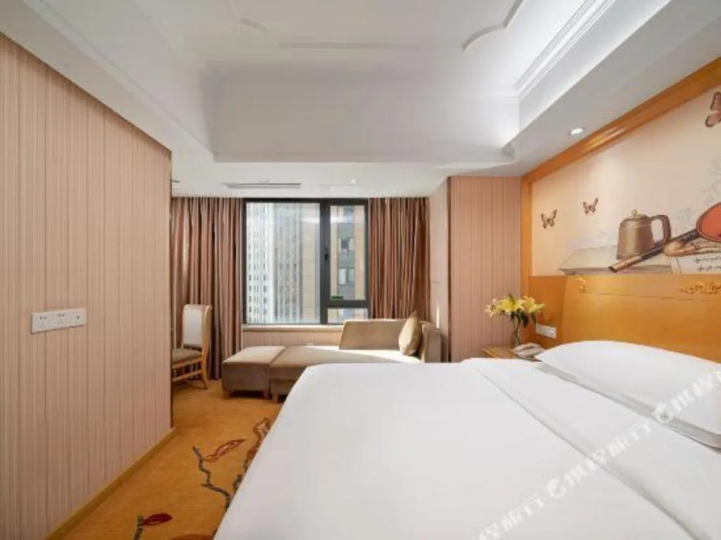 Bed in Borrman Hotel Nanning Anji Wanda Plaza Sulu Metro Station
