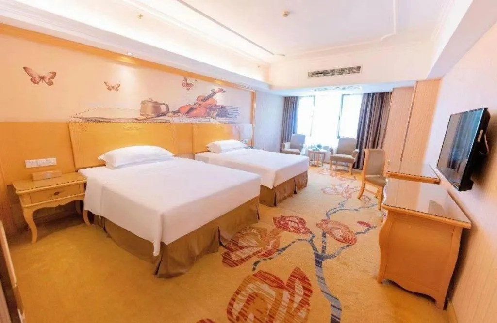 Bed in Borrman Hotel Nanning Anji Wanda Plaza Sulu Metro Station