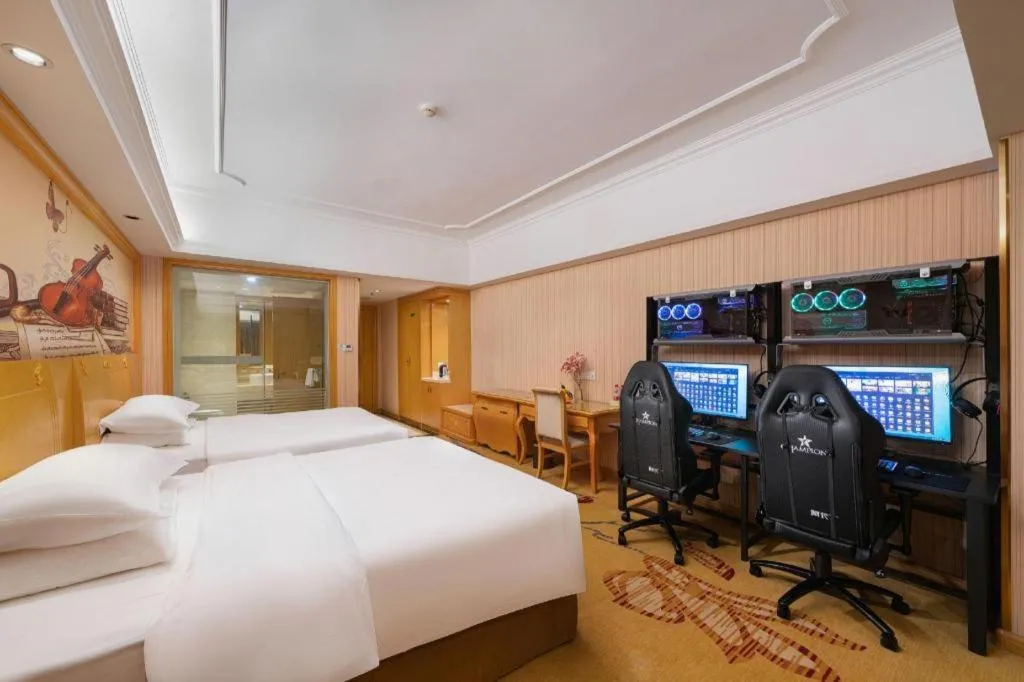 Bed in Borrman Hotel Nanning Anji Wanda Plaza Sulu Metro Station