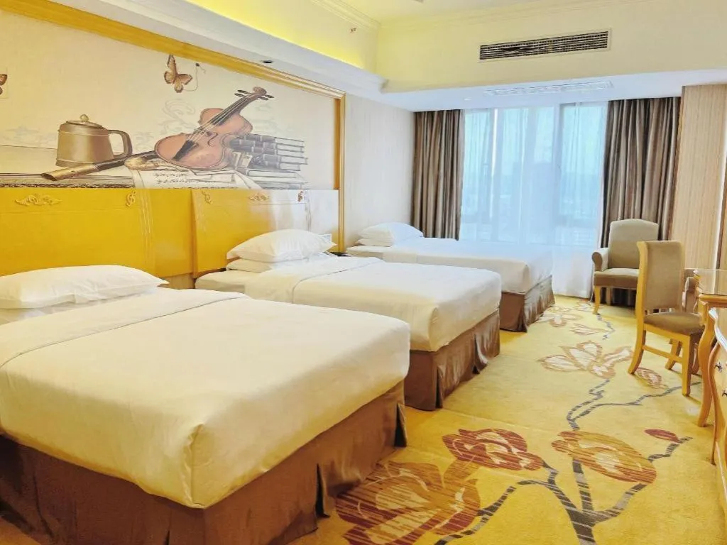 Bed in Borrman Hotel Nanning Anji Wanda Plaza Sulu Metro Station