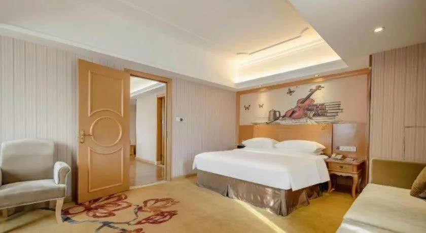 Bed in Borrman Hotel Nanning Anji Wanda Plaza Sulu Metro Station
