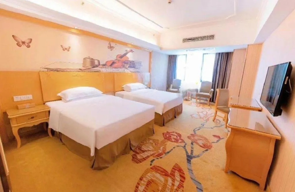 Bed in Borrman Hotel Nanning Anji Wanda Plaza Sulu Metro Station