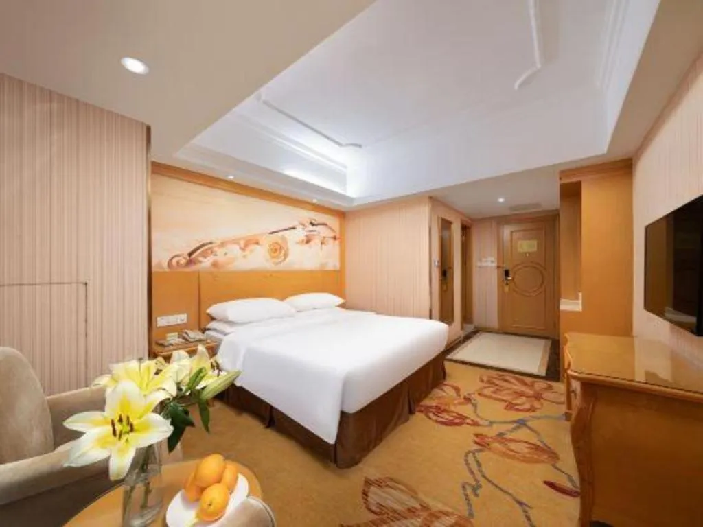 Bed in Borrman Hotel Nanning Anji Wanda Plaza Sulu Metro Station