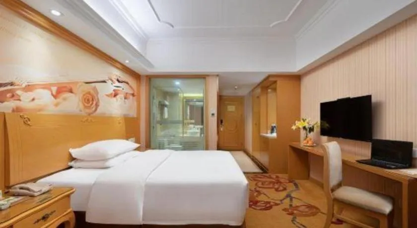 Bed in Borrman Hotel Nanning Anji Wanda Plaza Sulu Metro Station