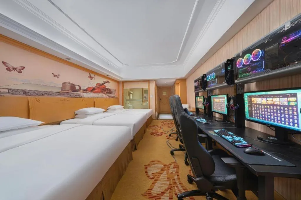 Bed in Borrman Hotel Nanning Anji Wanda Plaza Sulu Metro Station