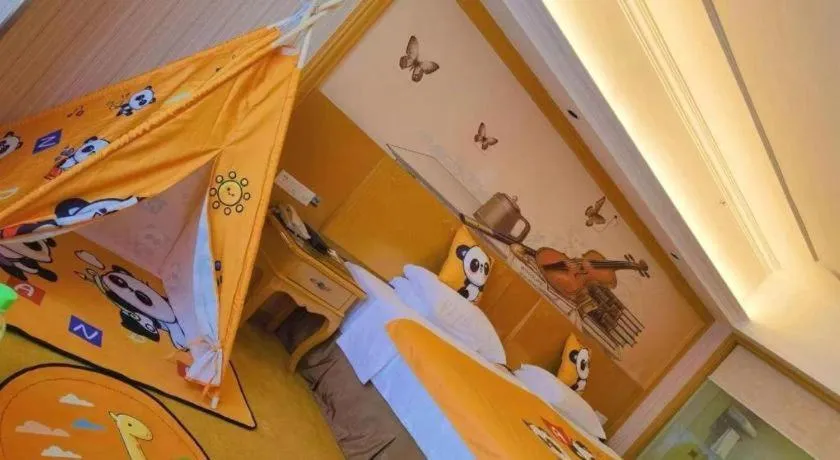 Bed in Borrman Hotel Nanning Anji Wanda Plaza Sulu Metro Station