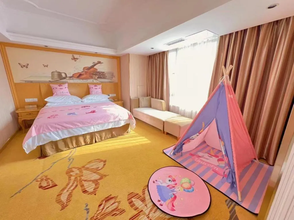 Bed in Borrman Hotel Nanning Anji Wanda Plaza Sulu Metro Station