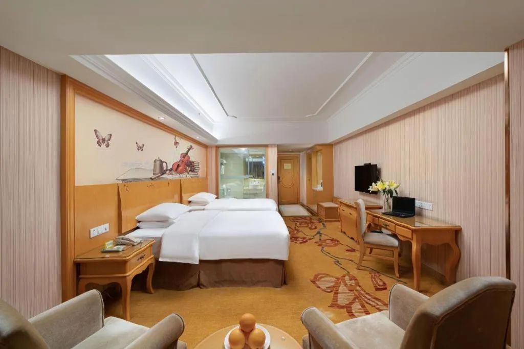Bed in Borrman Hotel Nanning Anji Wanda Plaza Sulu Metro Station