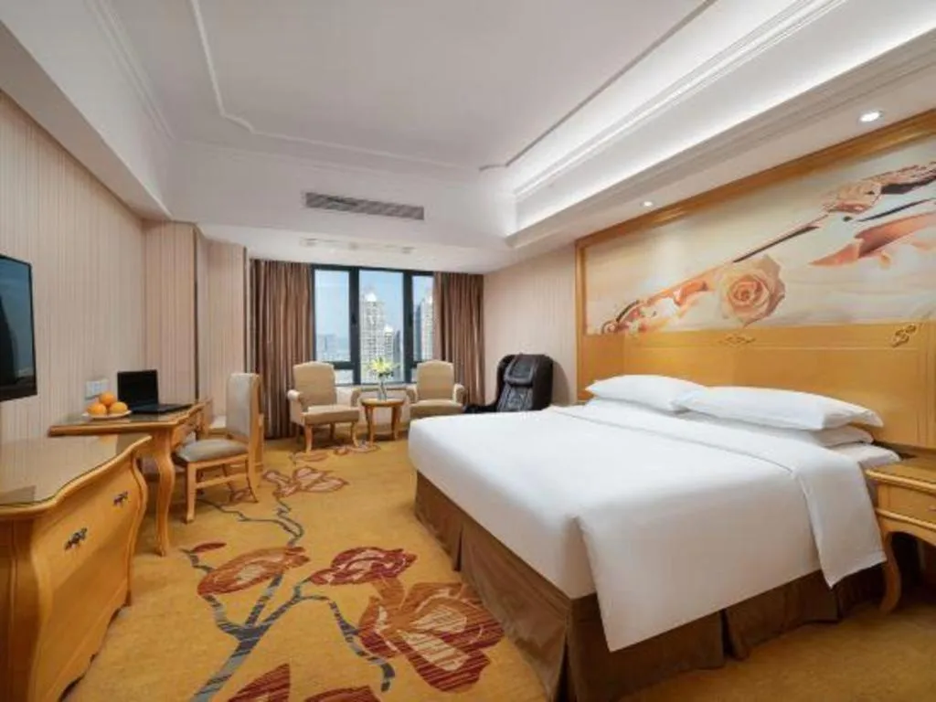 Bed in Borrman Hotel Nanning Anji Wanda Plaza Sulu Metro Station