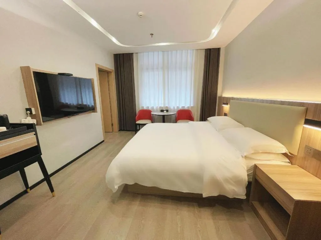 Bed in Borrman Hotel Jinhua Yiwu International Trade Mall