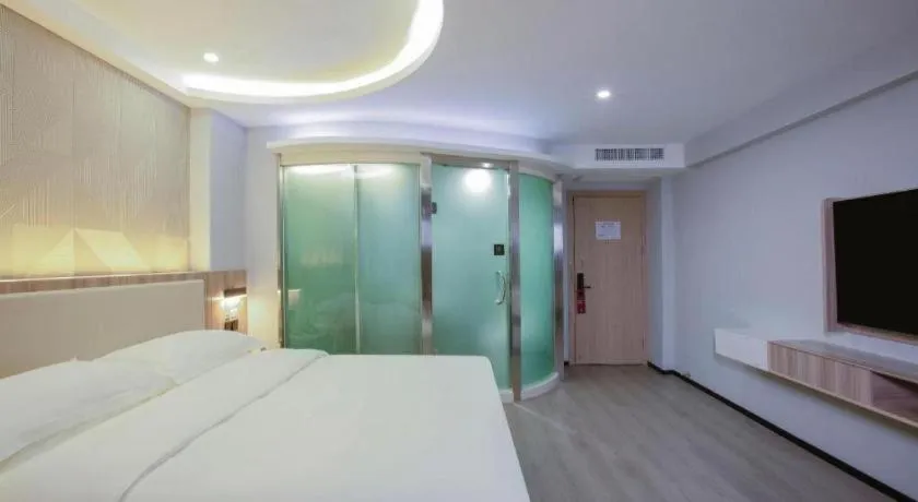 Bed in Borrman Hotel Jinhua Yiwu International Trade Mall