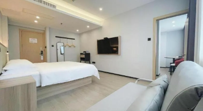 Bed in Borrman Hotel Jinhua Yiwu International Trade Mall