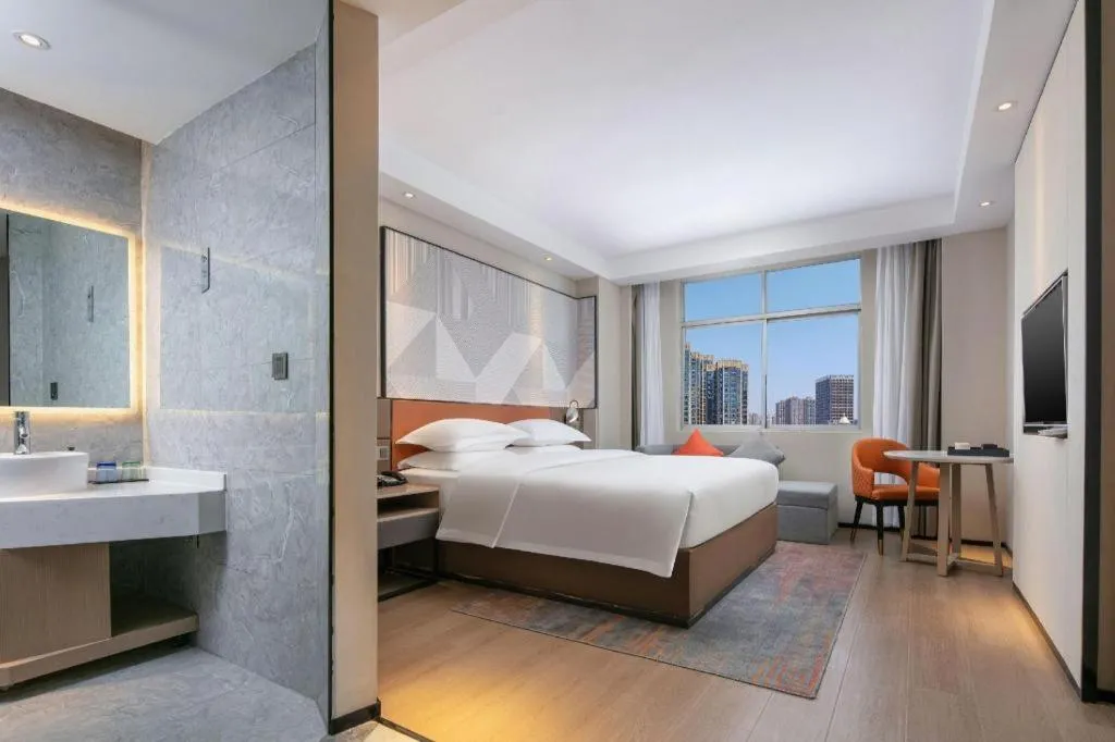 Bed in Borrman Hotel Jinhua Yiwu International Trade Mall