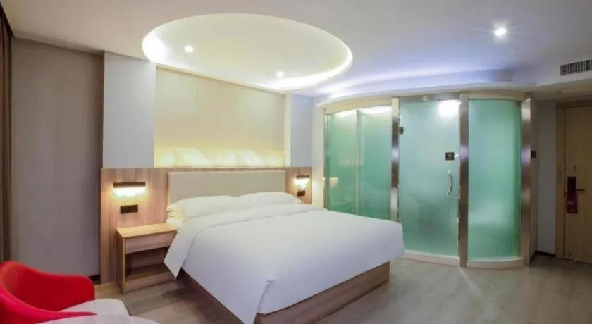 Bed in Borrman Hotel Jinhua Yiwu International Trade Mall