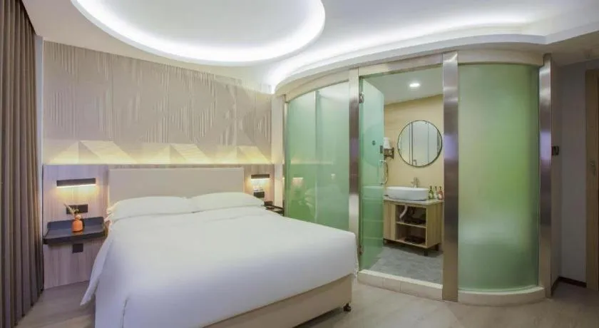 Bed in Borrman Hotel Jinhua Yiwu International Trade Mall