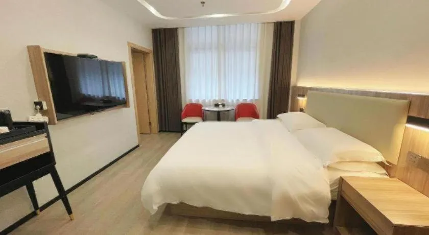 Bed in Borrman Hotel Jinhua Yiwu International Trade Mall