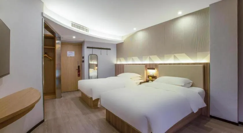 Bed in Borrman Hotel Jinhua Yiwu International Trade Mall