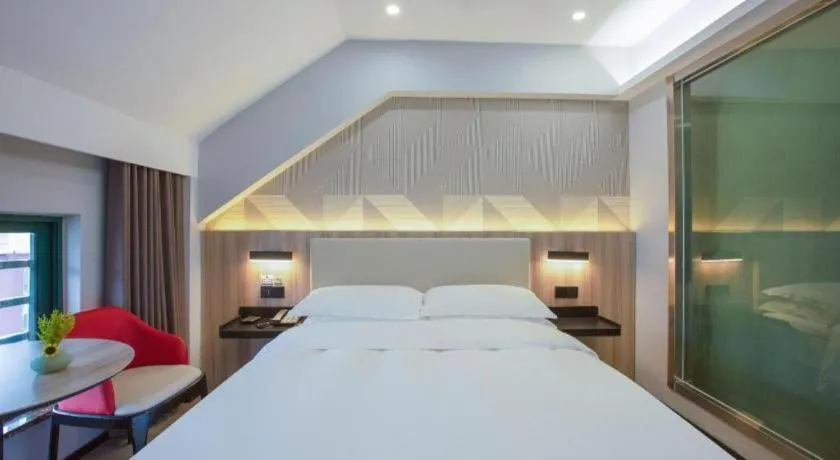 Bed in Borrman Hotel Jinhua Yiwu International Trade Mall