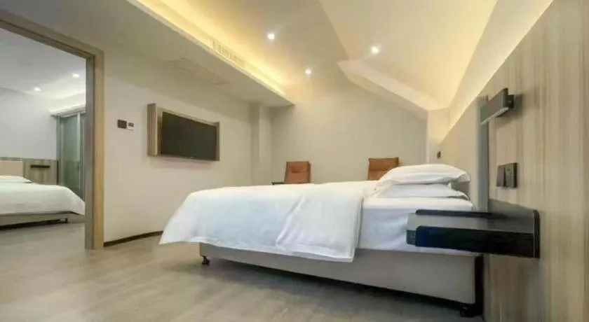 Bed in Borrman Hotel Jinhua Yiwu International Trade Mall