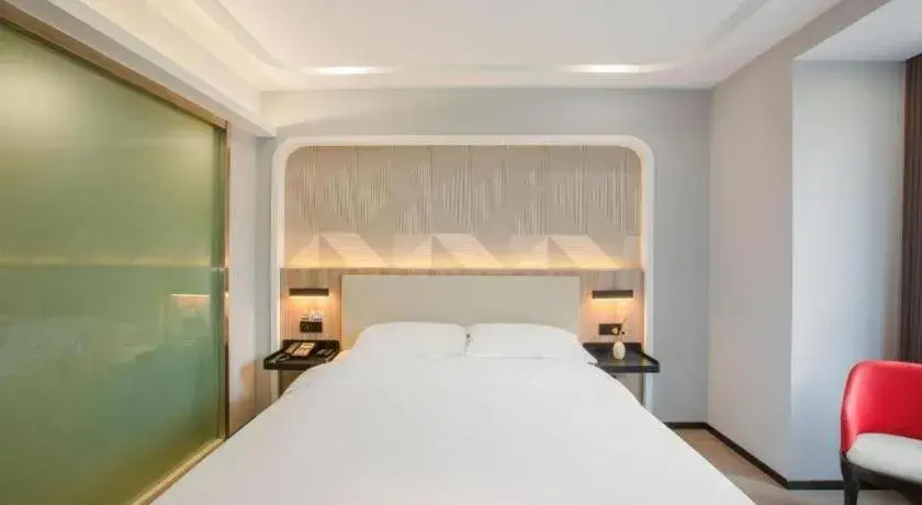 Bed in Borrman Hotel Jinhua Yiwu International Trade Mall Bed in Borrman Hotel Jinhua Yiwu International Trade Mall