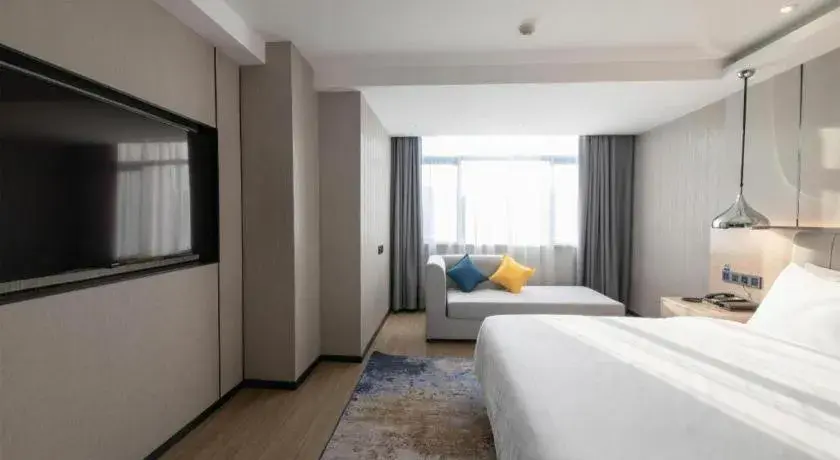 Bed in Borrman Hotel Jinhua Yiwu International Trade Mall Bed in Borrman Hotel Jinhua Yiwu International Trade Mall