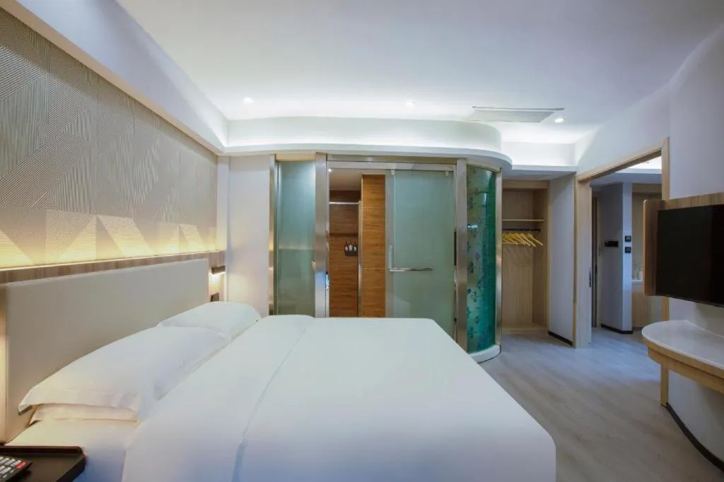 Bed in Borrman Hotel Jinhua Yiwu International Trade Mall