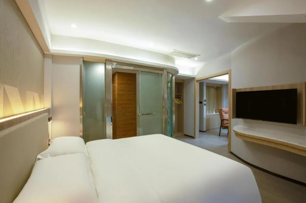 Bed in Borrman Hotel Jinhua Yiwu International Trade Mall