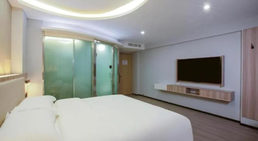 Bed in Borrman Hotel Jinhua Yiwu International Trade Mall