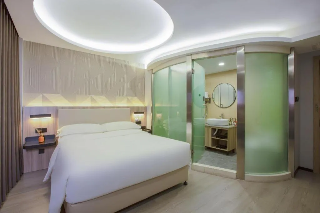 Bed in Borrman Hotel Jinhua Yiwu International Trade Mall