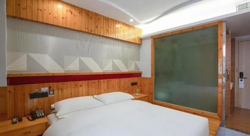 Bed in Borrman Hotel Jinhua Yiwu International Trade Mall